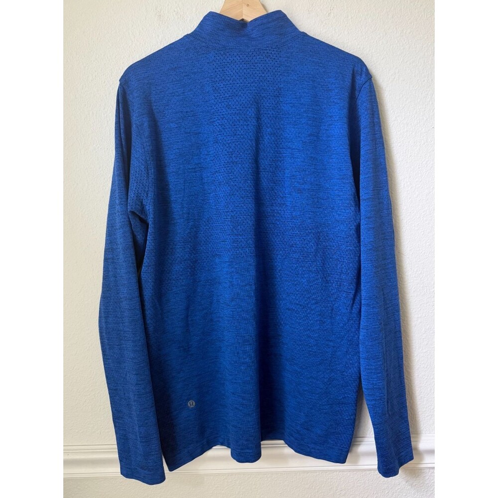 Lululemon Tampa Bay Lightning NHL Metal Vent Tech 1/4 Zip Pullover Blue Adult L - Picture 3 of 14